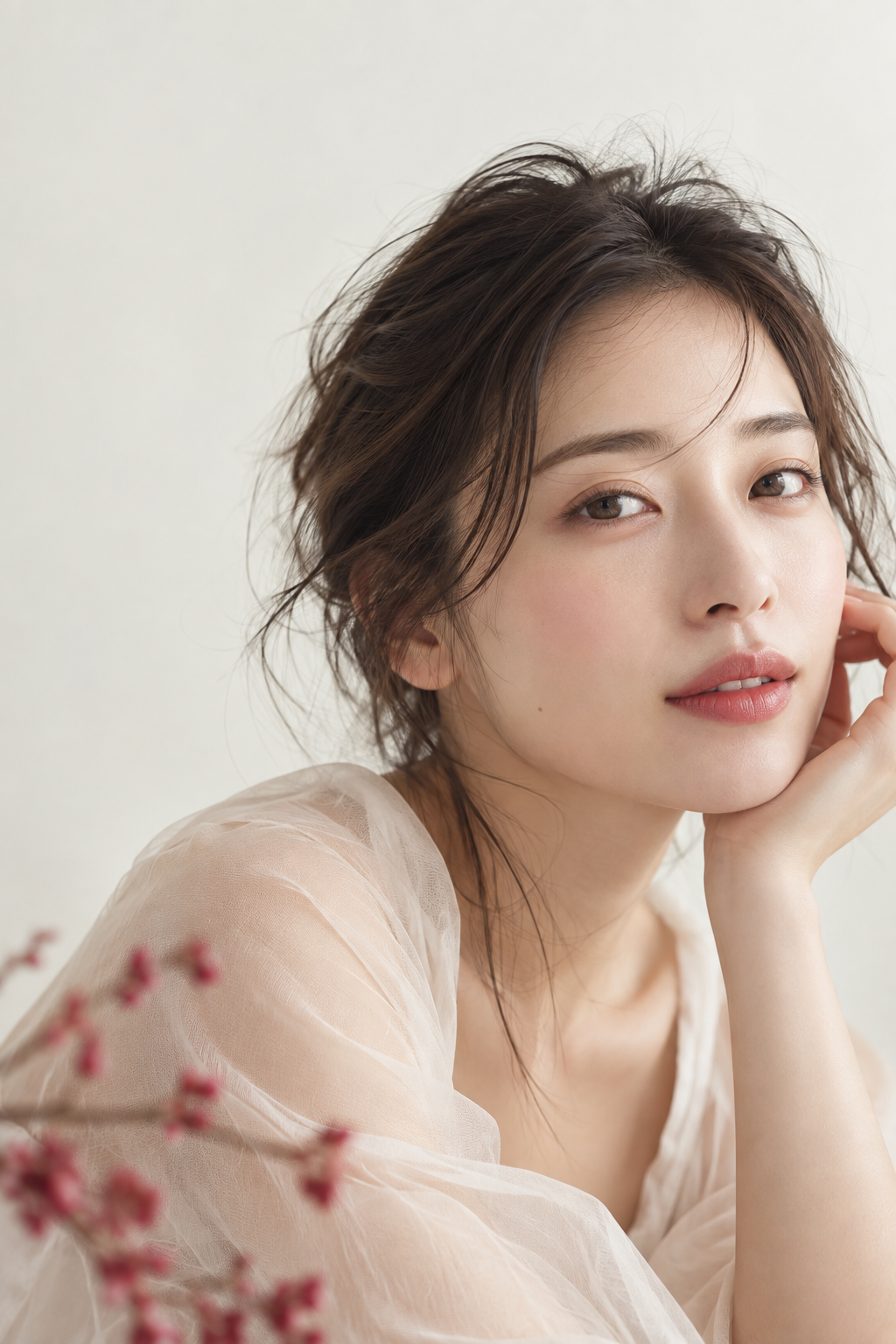 Beauty Librariesをイメージしたビューティーポートレート